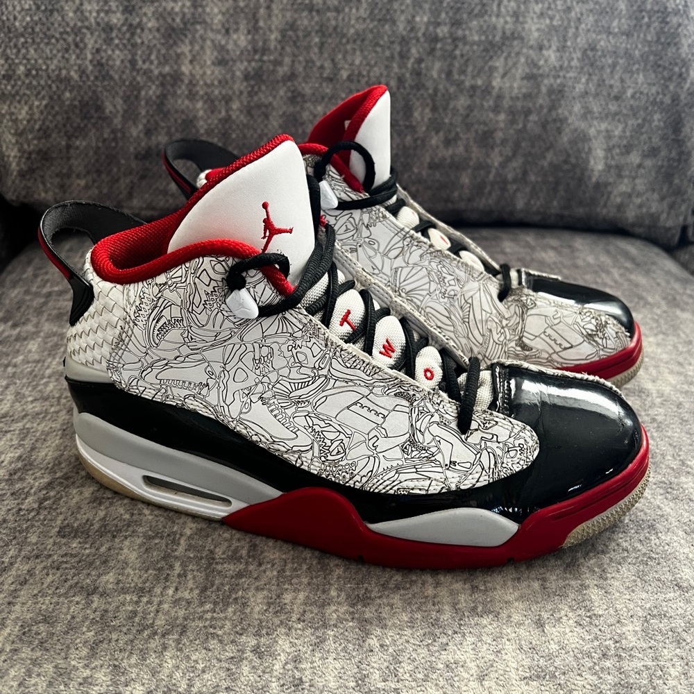 Nike Air Jordan Dub-Zero Varsity Red 2020 Men's 10 Whitw Black Red